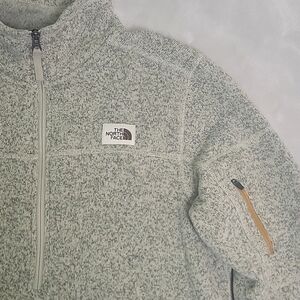 THE NORTH FACE Men's Gray Leo Gordon Lyon 1/2 Zip Jacket Small Sweater